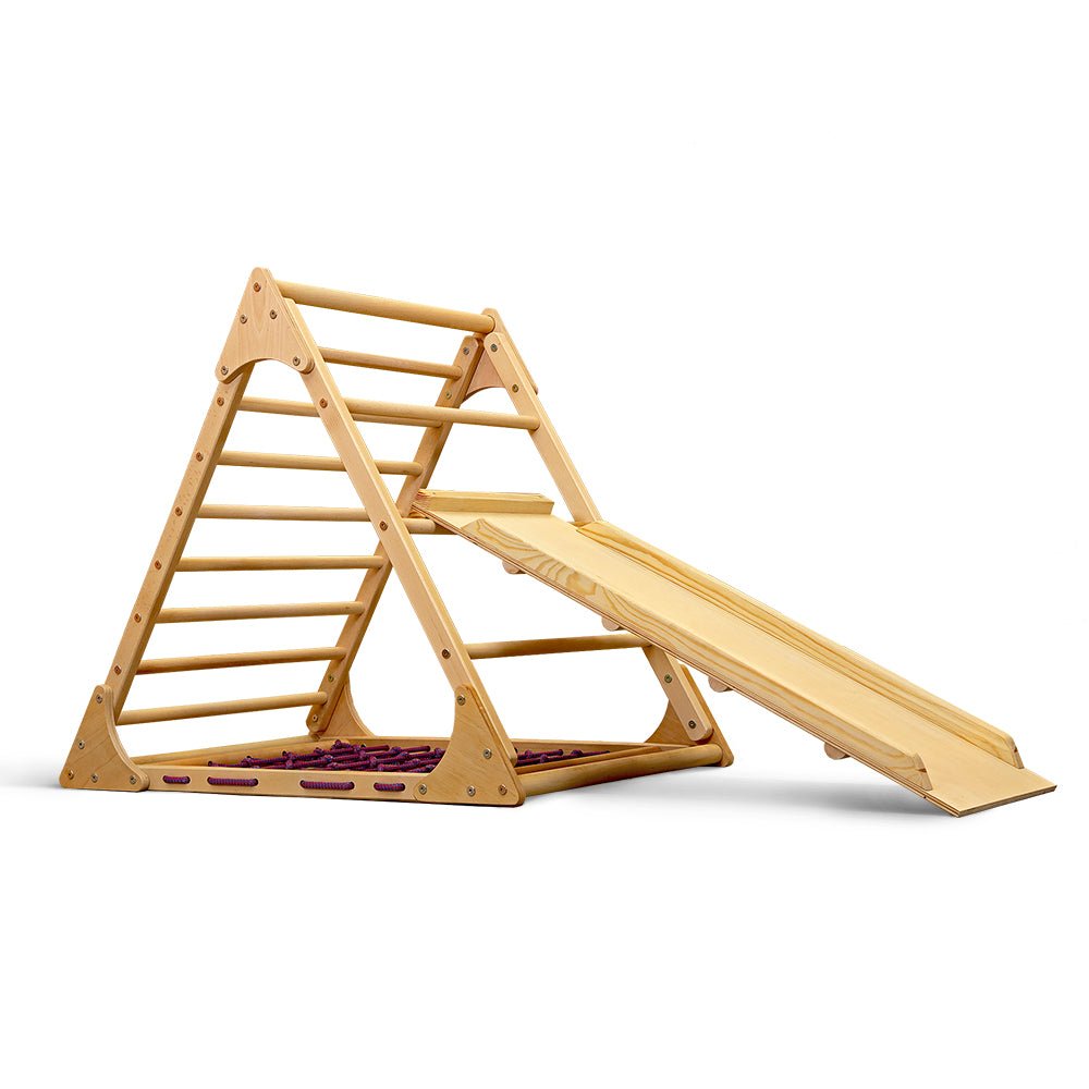 Activity triangle planground for kids 0 - 7 y.o. - CleverWood