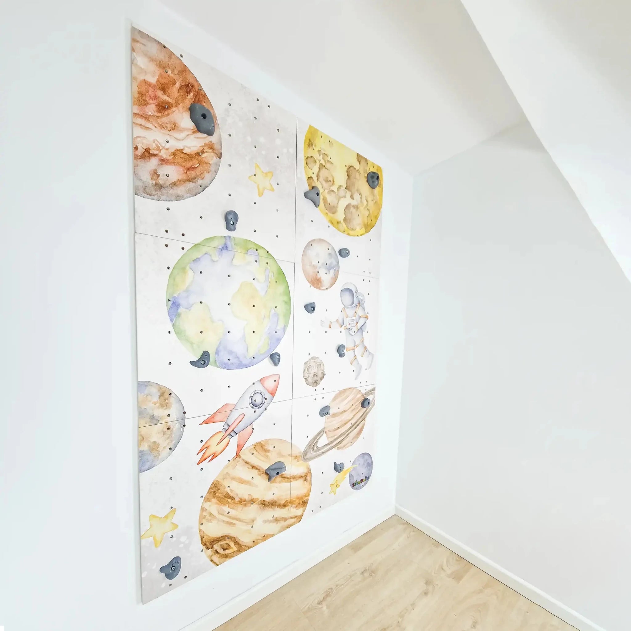 Climbing Wall Panels – Set of 3, 6 or 9 Durable, Interactive Sport Panels for Strength and Coordination - CleverWood