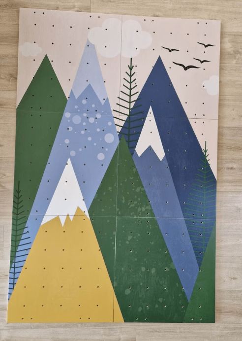 Climbing Wall Panels – Set of 3, 6 or 9 Durable, Interactive Sport Panels for Strength and Coordination - CleverWood