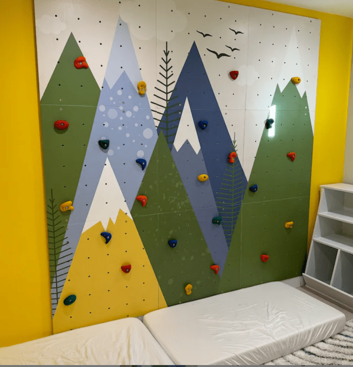 Climbing Wall Panels – Set of 3, 6 or 9 Durable, Interactive Sport Panels for Strength and Coordination - CleverWood