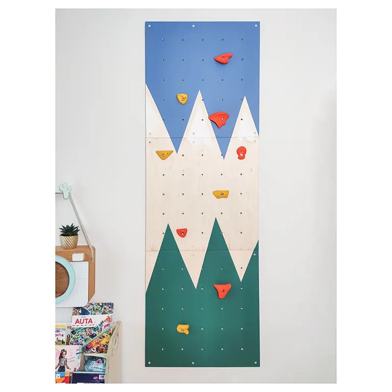 Climbing Wall Panels – Set of 3, 6 or 9 Durable, Interactive Sport Panels for Strength and Coordination - CleverWood