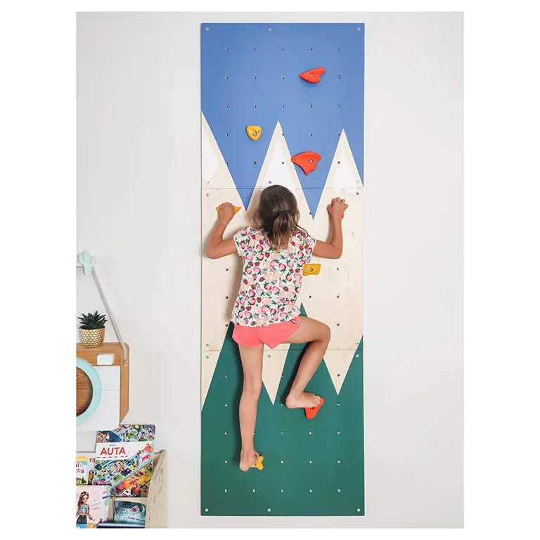 Climbing Wall Panels – Set of 3, 6 or 9 Durable, Interactive Sport Panels for Strength and Coordination - CleverWood