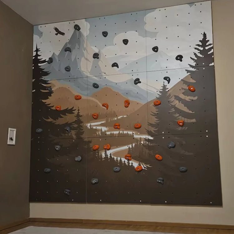 Climbing Wall Panels – Set of 3, 6 or 9 Durable, Interactive Sport Panels for Strength and Coordination - CleverWood