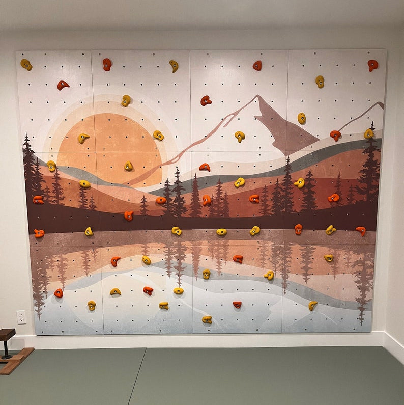 Climbing Wall Panels – Set of 3, 6 or 9 - Different design