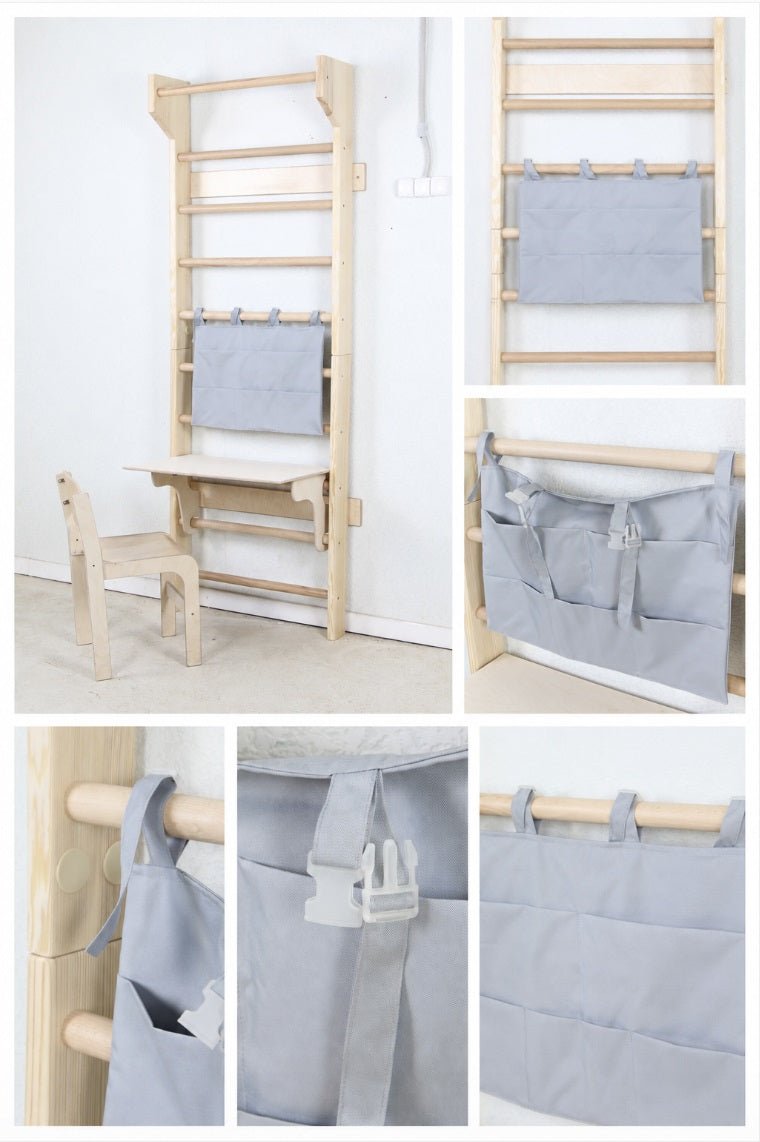 Hanging Pocket Organizer for Swedish Ladder - CleverWood