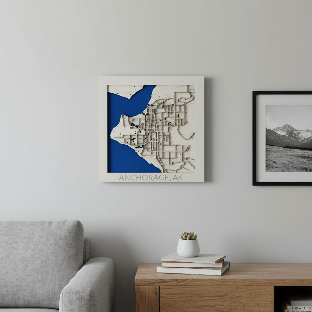 Map of Anchorage Alaska - CleverWood