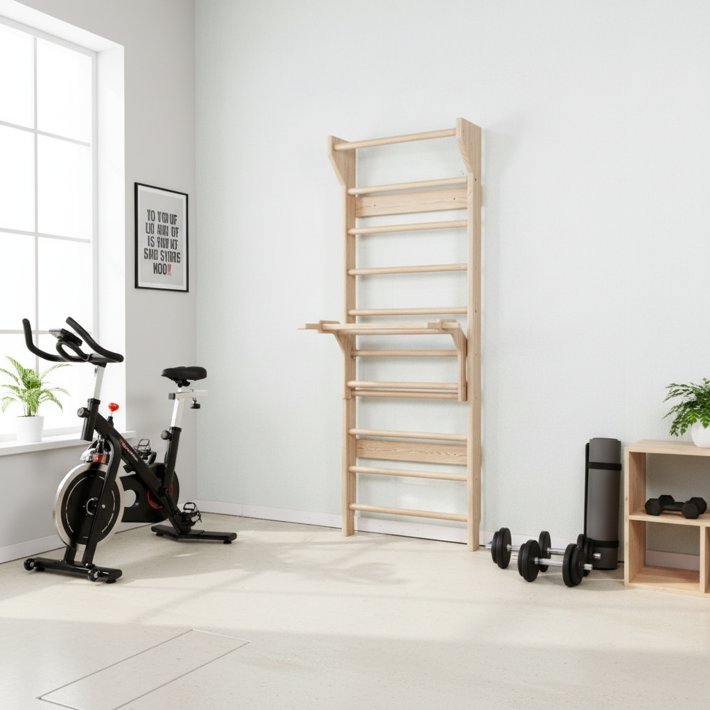 All-in-One Wooden Stall Bar