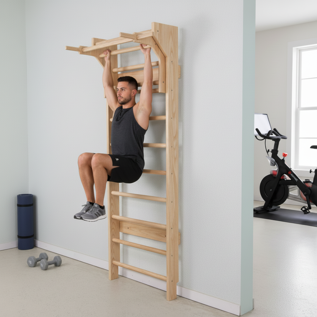 All-in-One Wooden Stall Bar