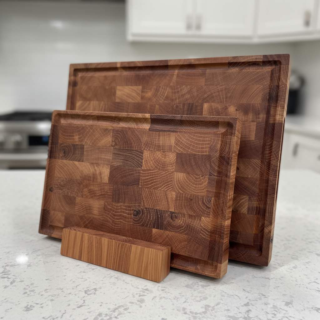 Premium End Grain Oak Cutting Board