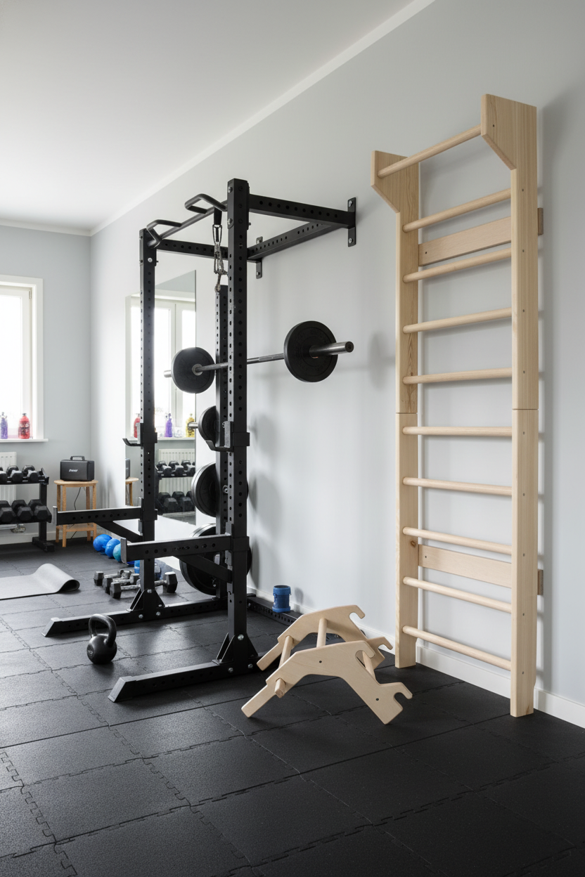 Wooden Gymnastic Stall Bar