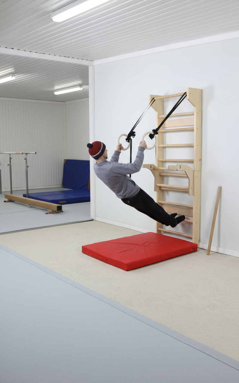 All-in-One Wooden Stall Bar