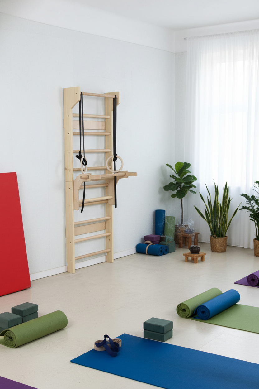 All-in-One Wooden Stall Bar