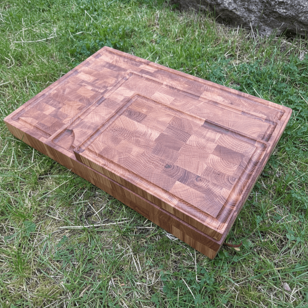 Premium End Grain Oak Cutting Board - CleverWood