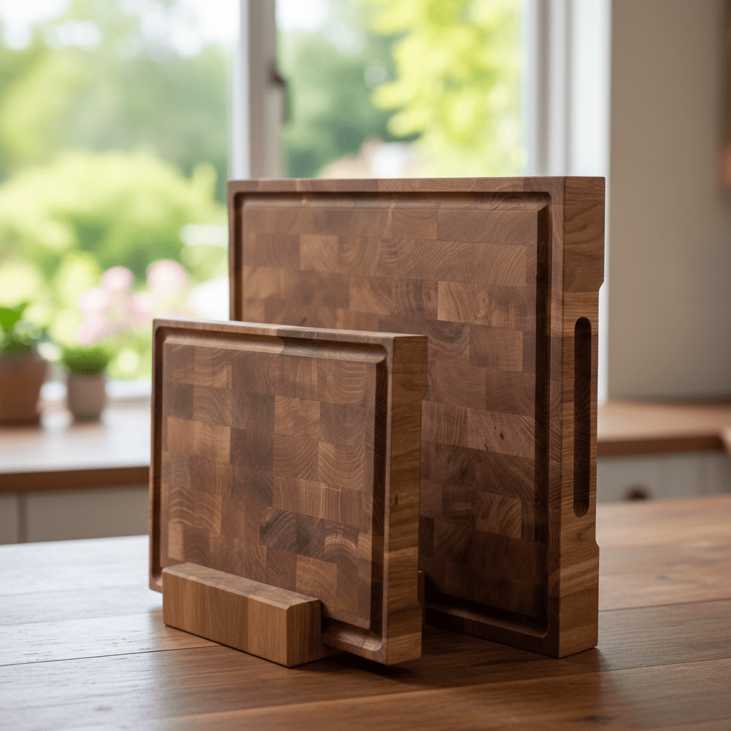 Premium End Grain Oak Cutting Board - CleverWood