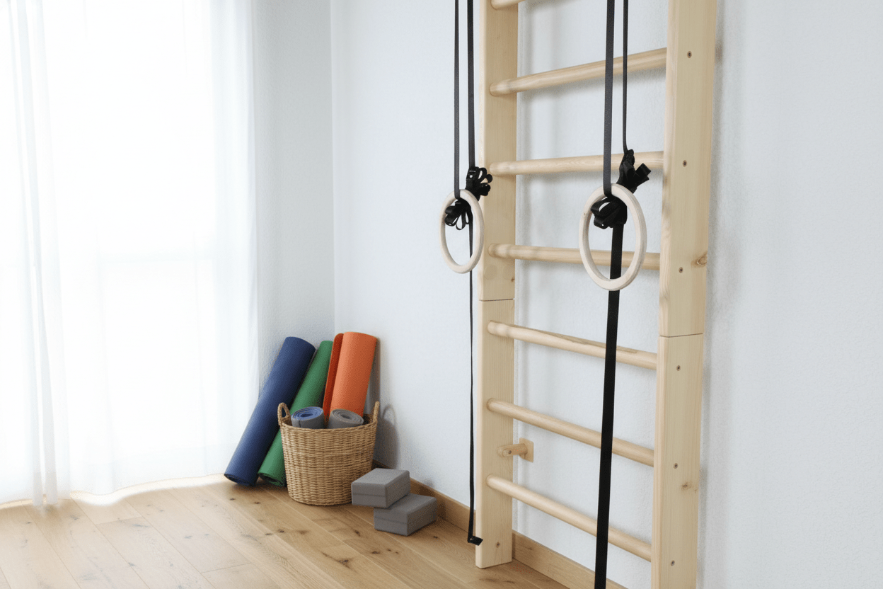 Professional Gymnastics Rings w/ Straps - CleverWood