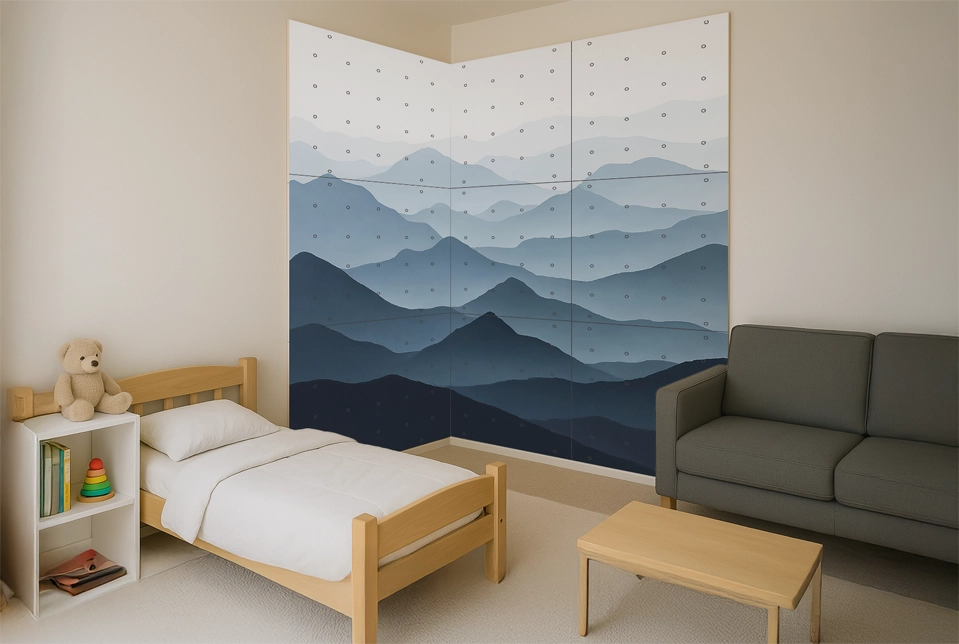 Climbing Wall Panels – Set of 3, 6 or 9 - Different design