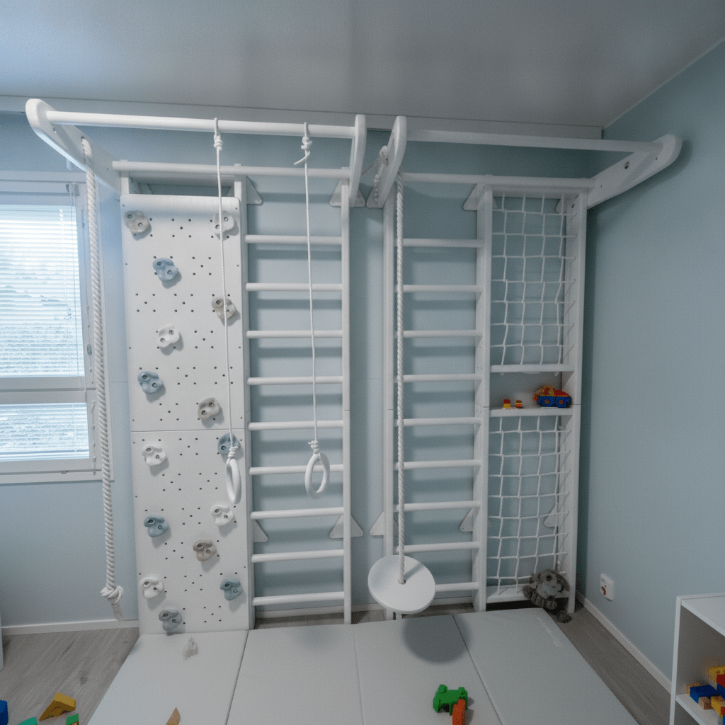 Set of 2 climbing playgrounds - CleverWood
