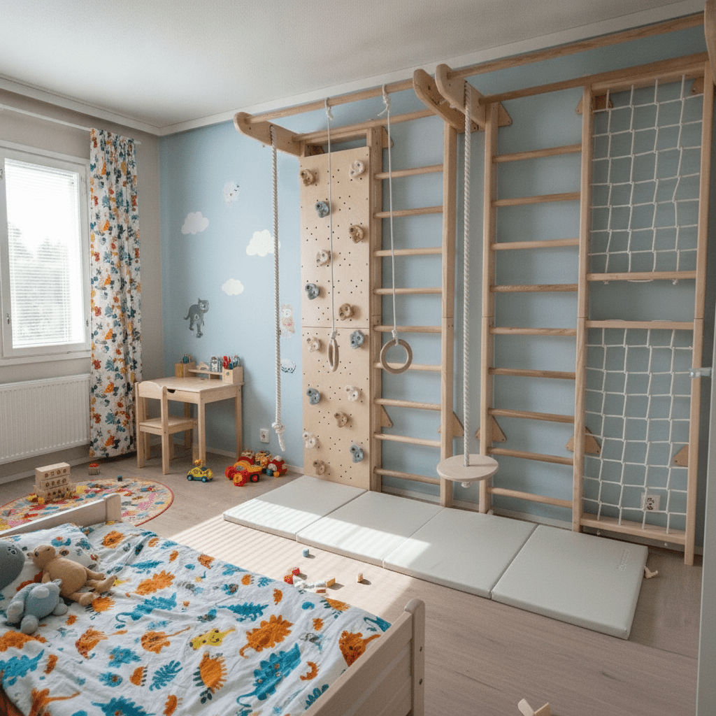 Set of 2 climbing playgrounds - CleverWood