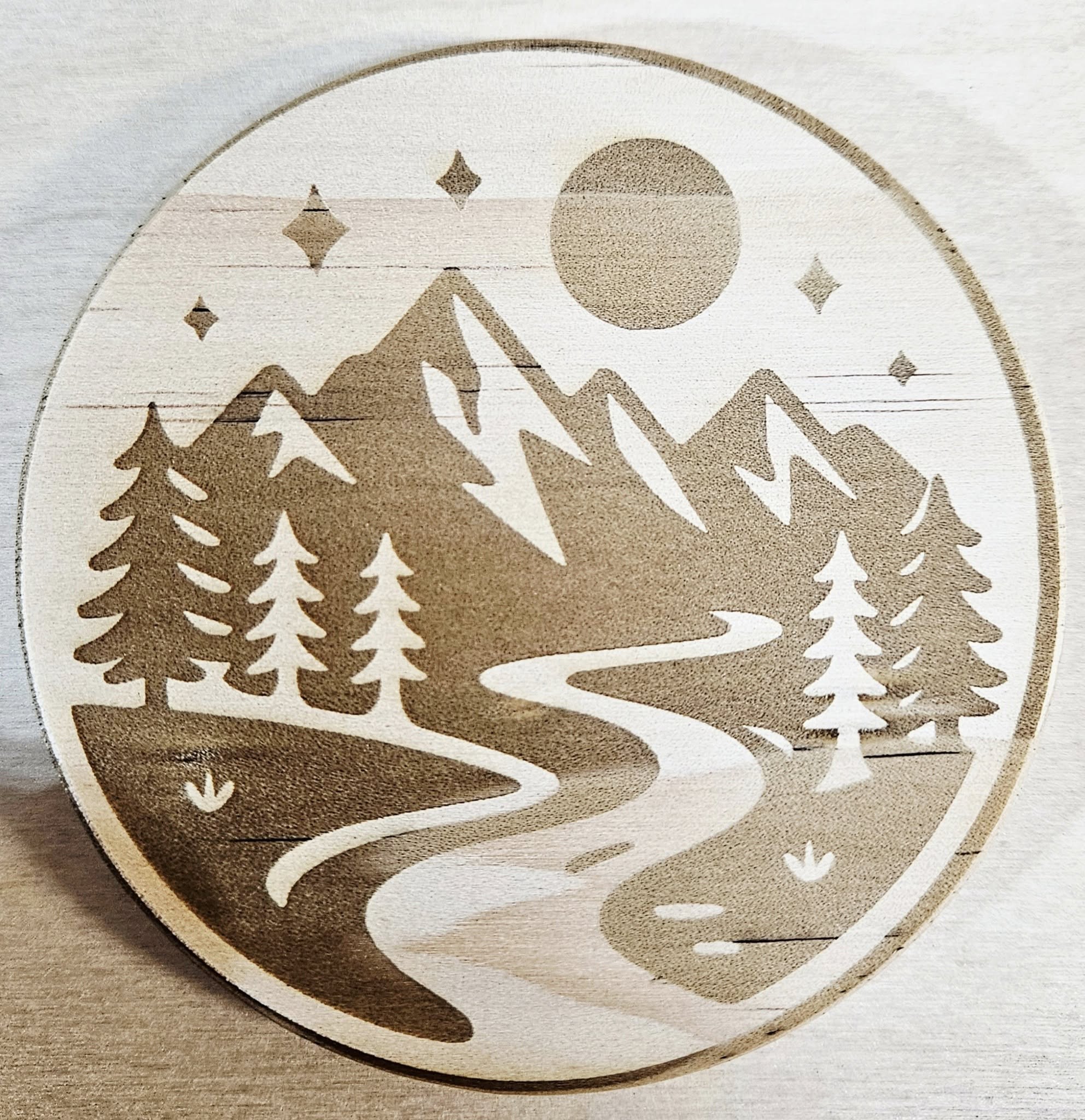 Set of 4 coasters - Nature - CleverWood