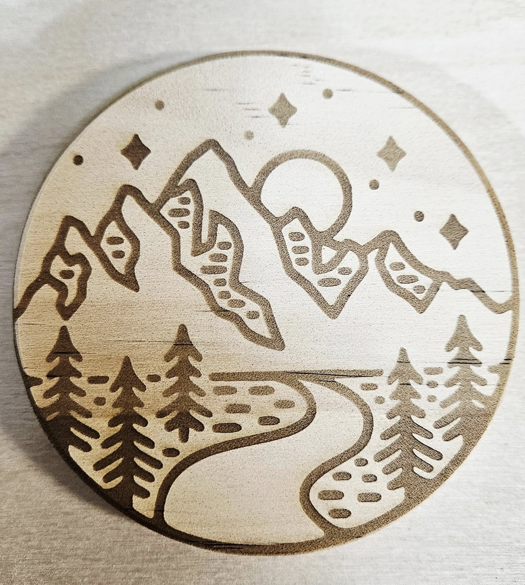 Set of 4 coasters - Nature - CleverWood