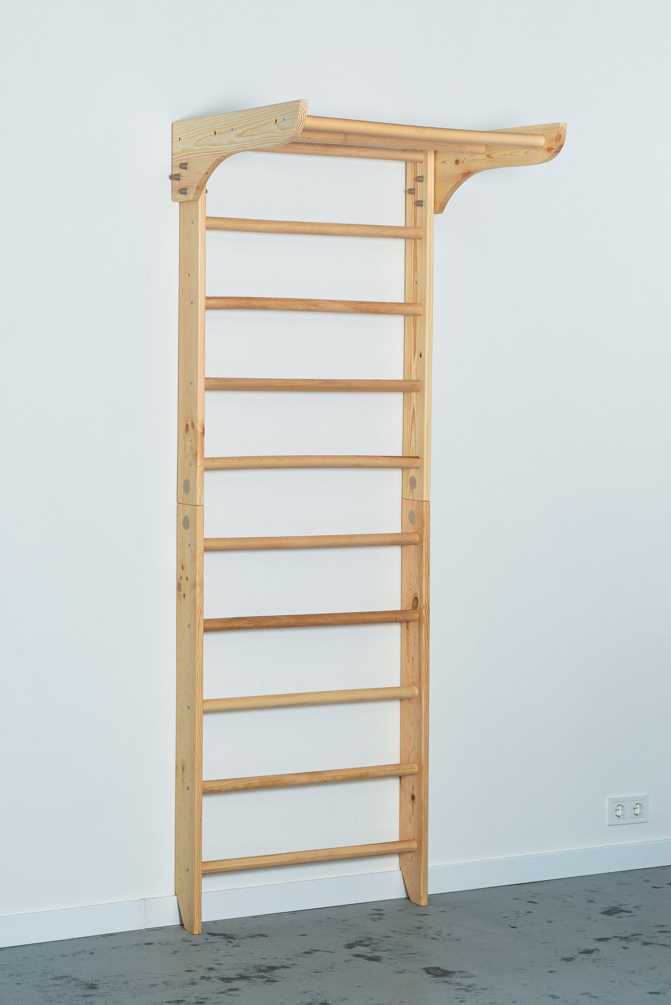 Swedish Ladder for Home Exercises with Fixed Pull Up Bar - CleverWood