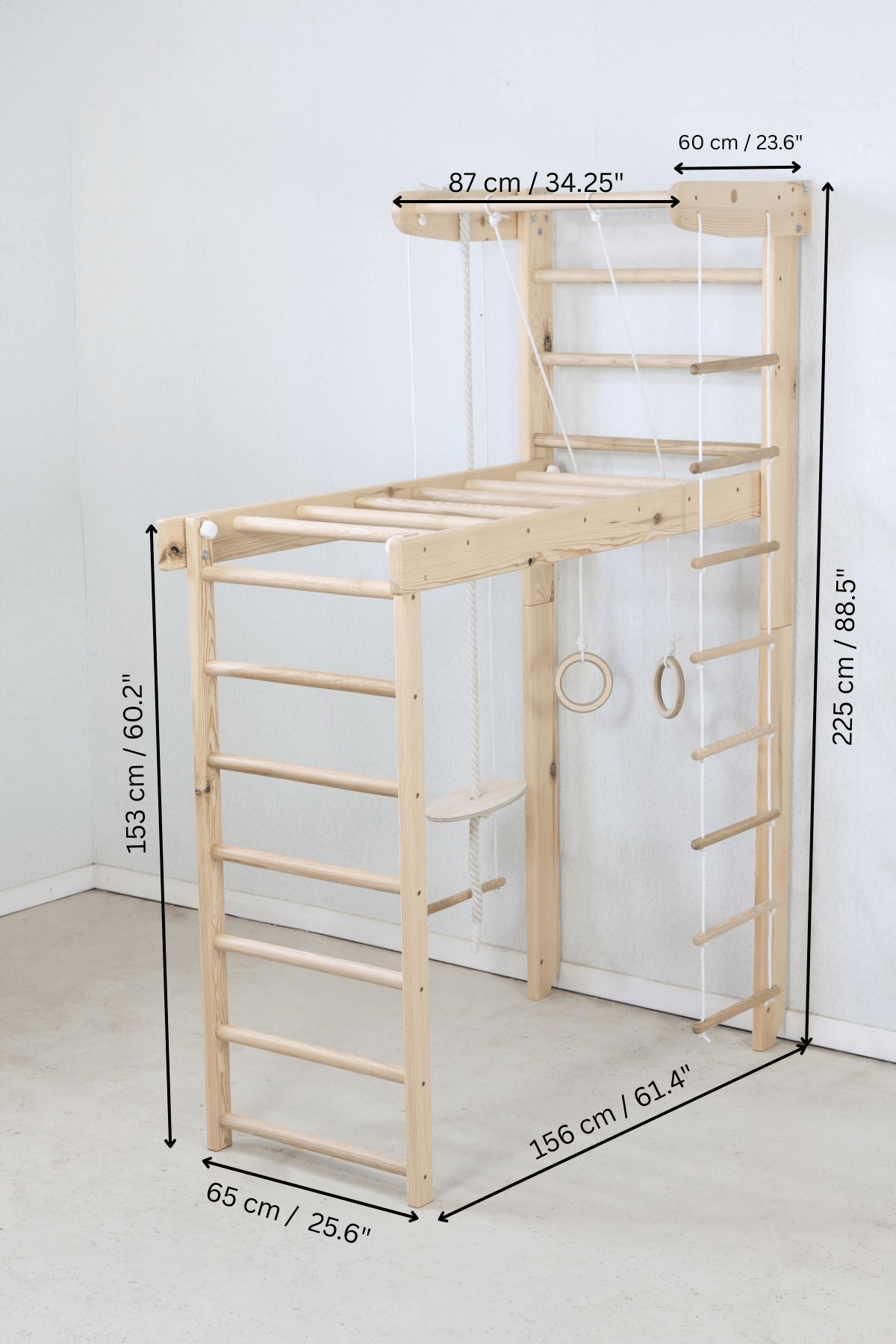 Wooden Foldable Indoor Playground Transformer-PRO - CleverWood