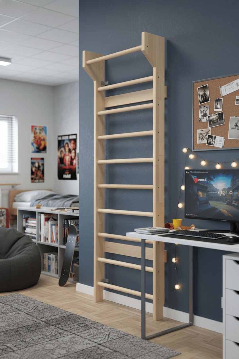 Wooden Gymnastic Stall Bar - CleverWood