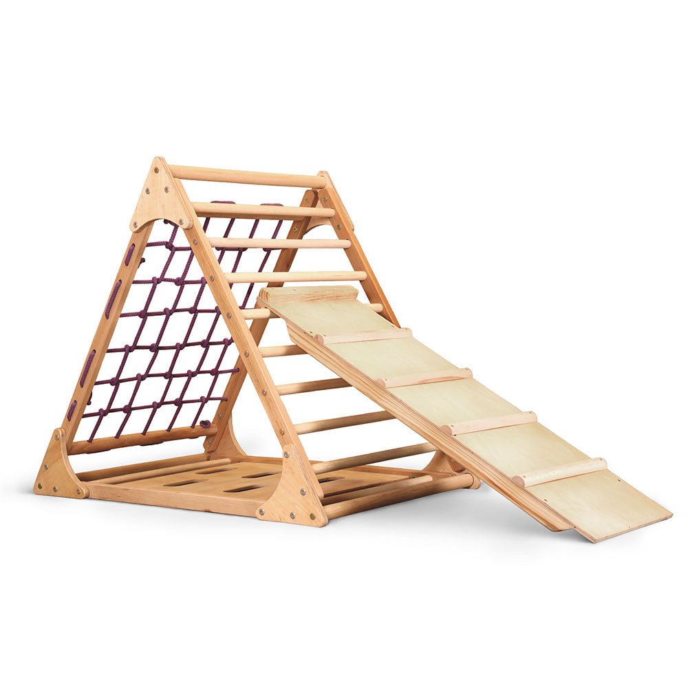 Wooden indoor playground for kids 0 - 7 y.o. - CleverWood