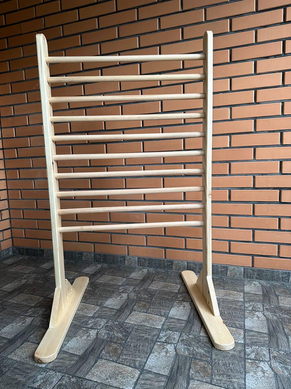 Wooden Ladder Stand for Rehab and Pediatric Physical Therapy - CleverWood