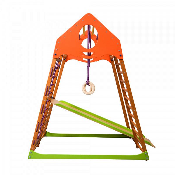 Wooden Playground for Kids - Indoor/Outdoor Use - Sport complex from natural materials - CleverWood