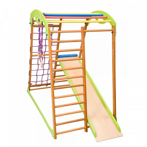 Wooden Sport Climbing Playground for Kids - CleverWood