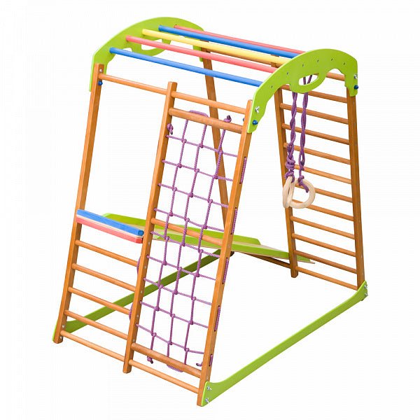 Wooden Sport Climbing Playground for Kids - CleverWood