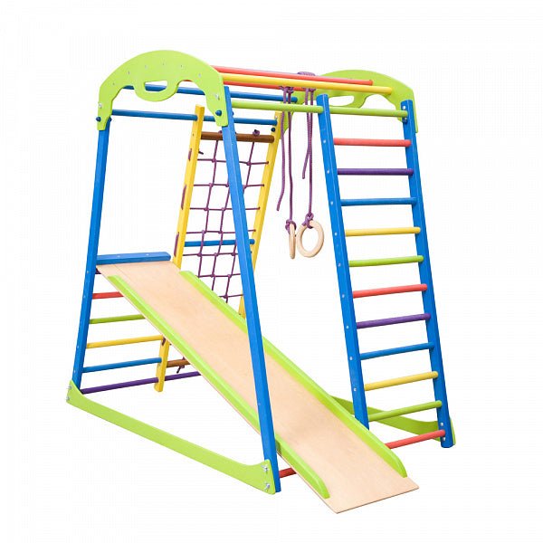 Wooden Sport Climbing Playground for Kids - CleverWood