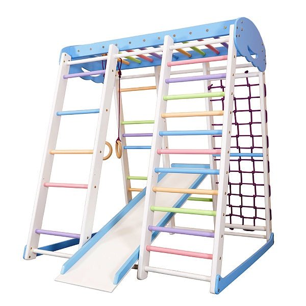 Wooden Sport Climbing Playground for Kids "Sky" - CleverWood