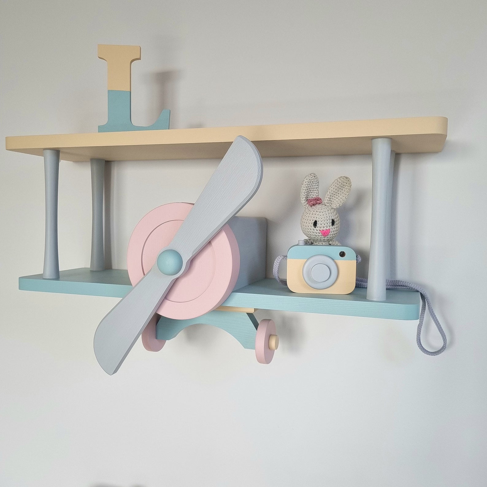Wooden shelf Airplane