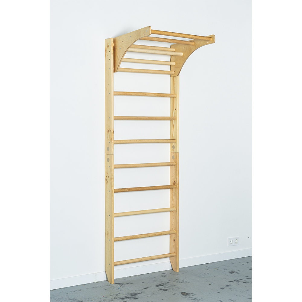 Pull up bars for Swedish ladders made of wood - Sport attachments - Equipment for Swedish ladder