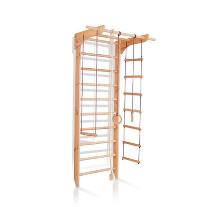 Swedish ladder with wide pull up bar and Triangle for kids and adults