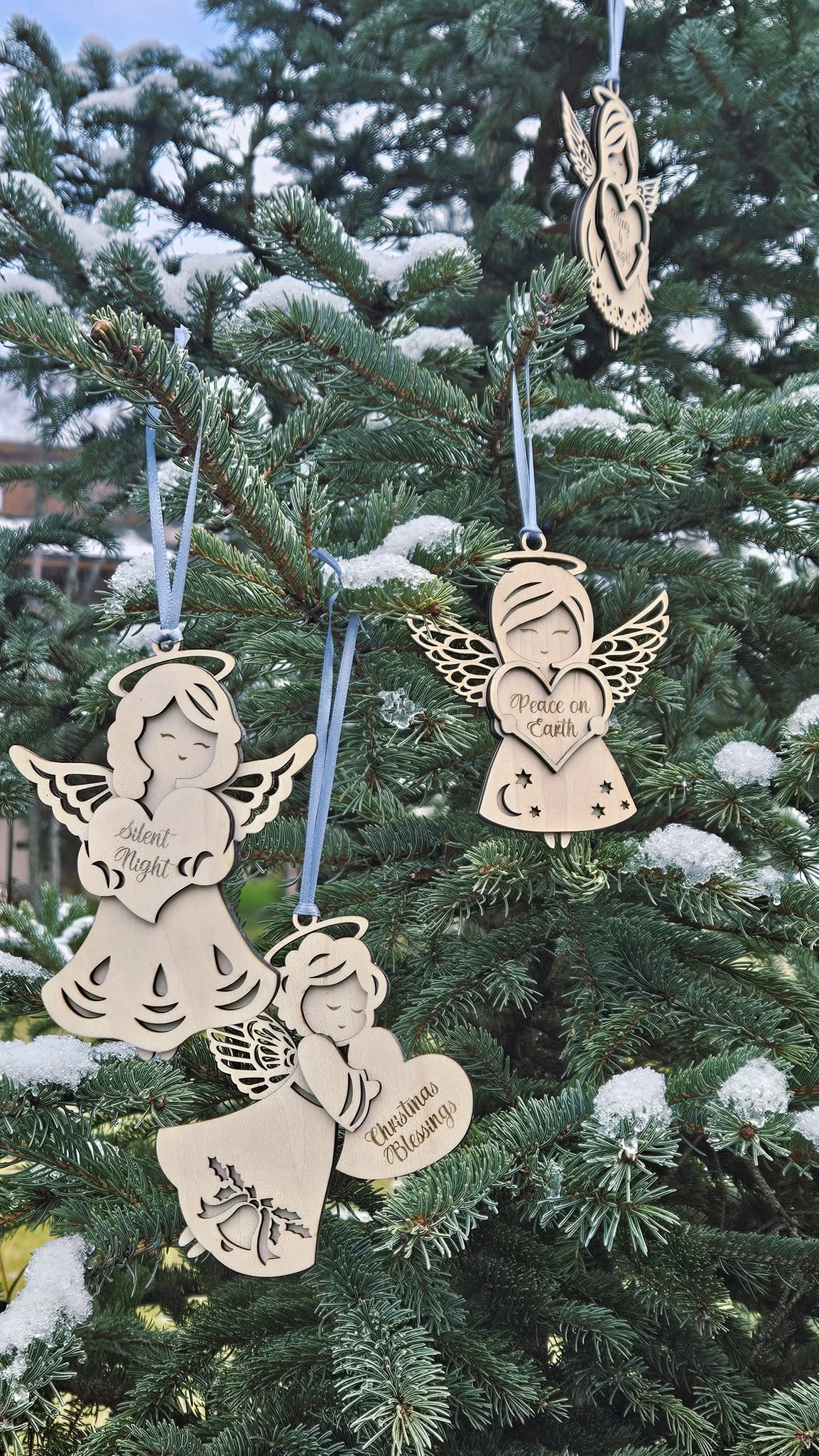 Set of Christmas Tree Toys_Angels