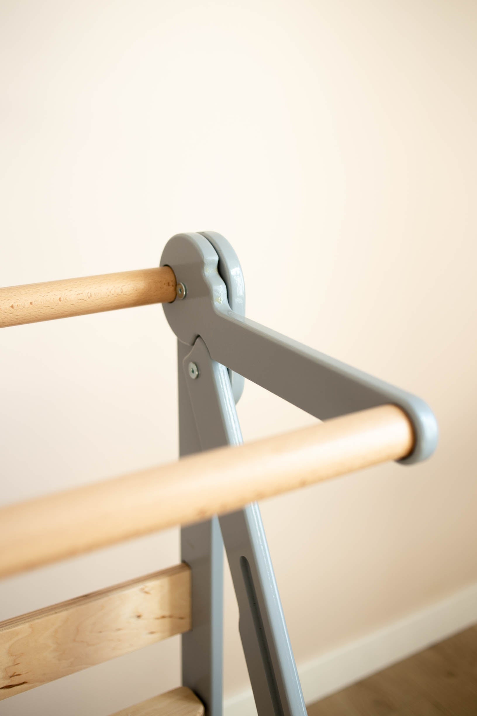 Folding Helper Tower – Wooden Toddler Kitchen Tower with Safety Rail - Step Stool