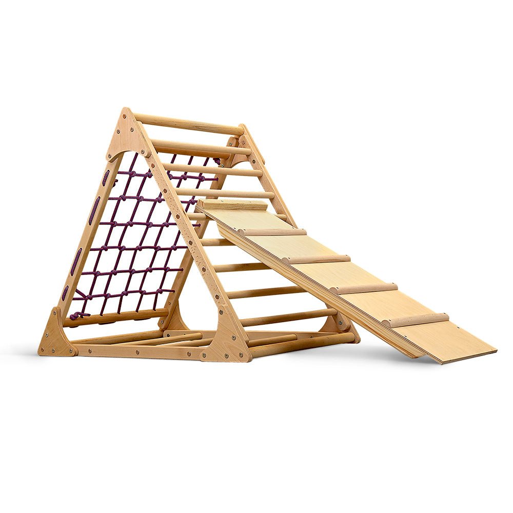 Activity triangle planground for kids 0 - 7 y.o. - CleverWood