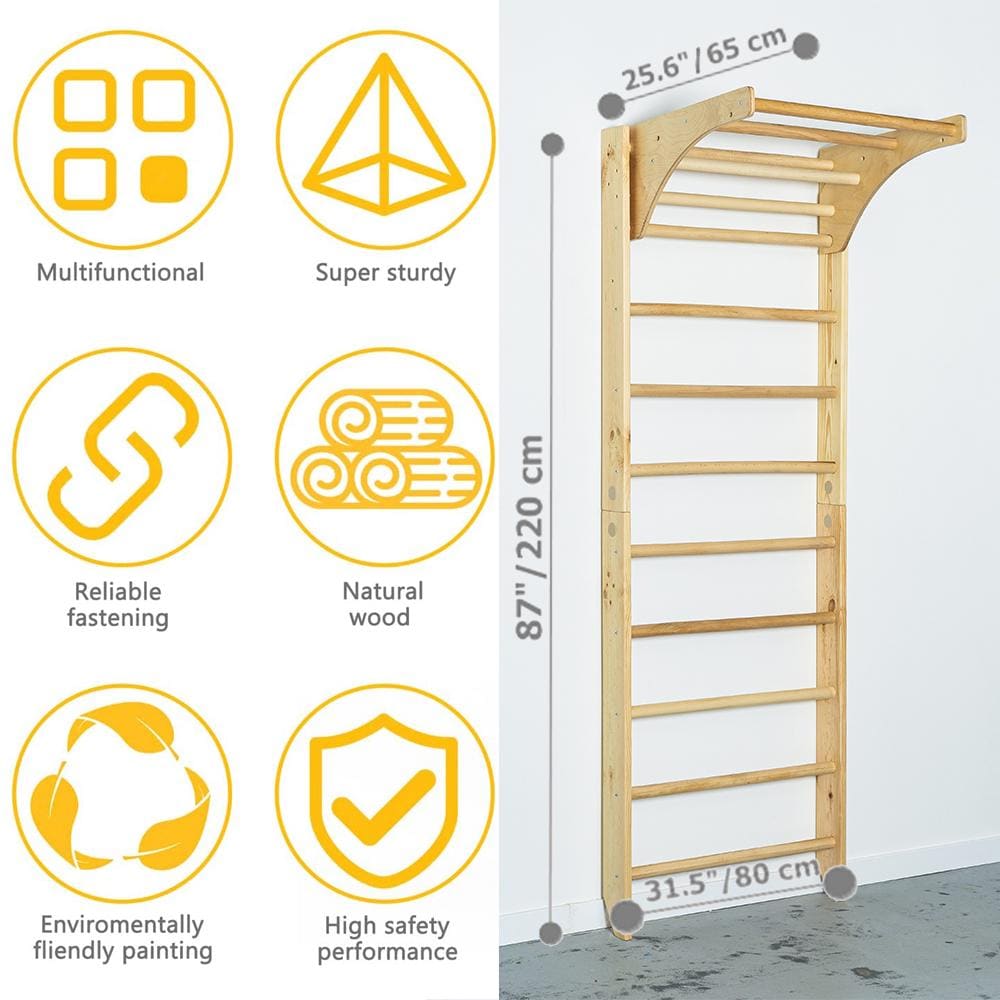 Custom color - White - for Bon - Swedish Sport Ladder with Adjustable Pull-up bar for Home exercises