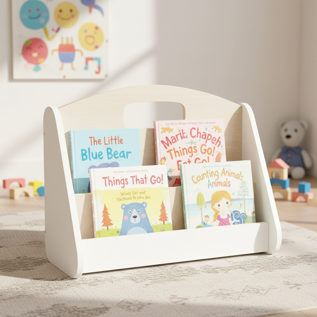 Portable Book Rack/Floor Shelf