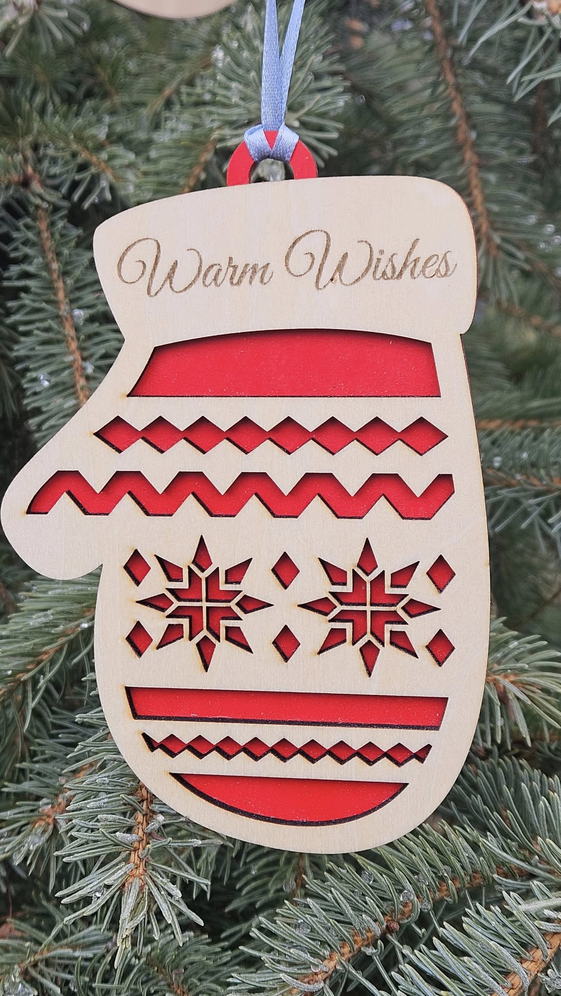 Christmas Tree Decor Set_Mittens - CleverWood