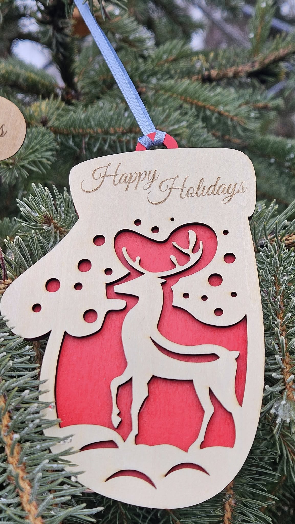 Christmas Tree Decor Set_Mittens - CleverWood