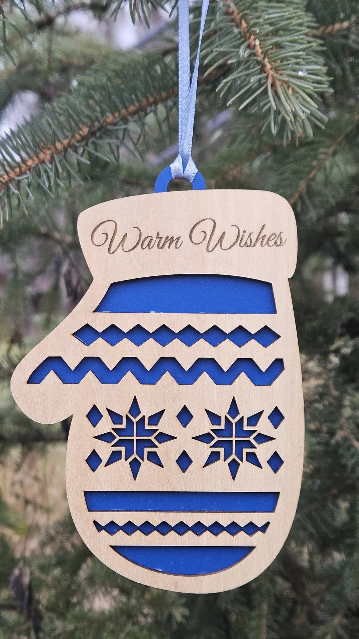 Christmas Tree Decor Set_Mittens - CleverWood
