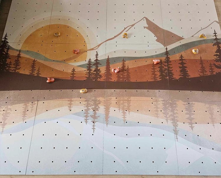 Climbing Wall Panels – Set of 3, 6 or 9 - Different design - CleverWood