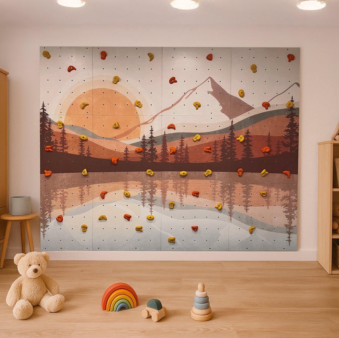 Climbing Wall Panels – Set of 3, 6 or 9 - Different design - CleverWood