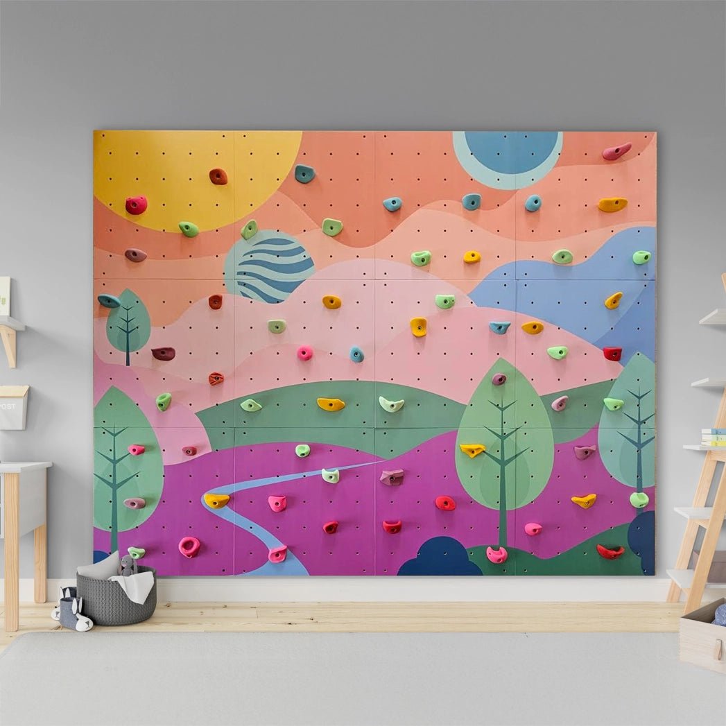 Climbing Wall Panels – Set of 3, 6 or 9 - Different design - CleverWood