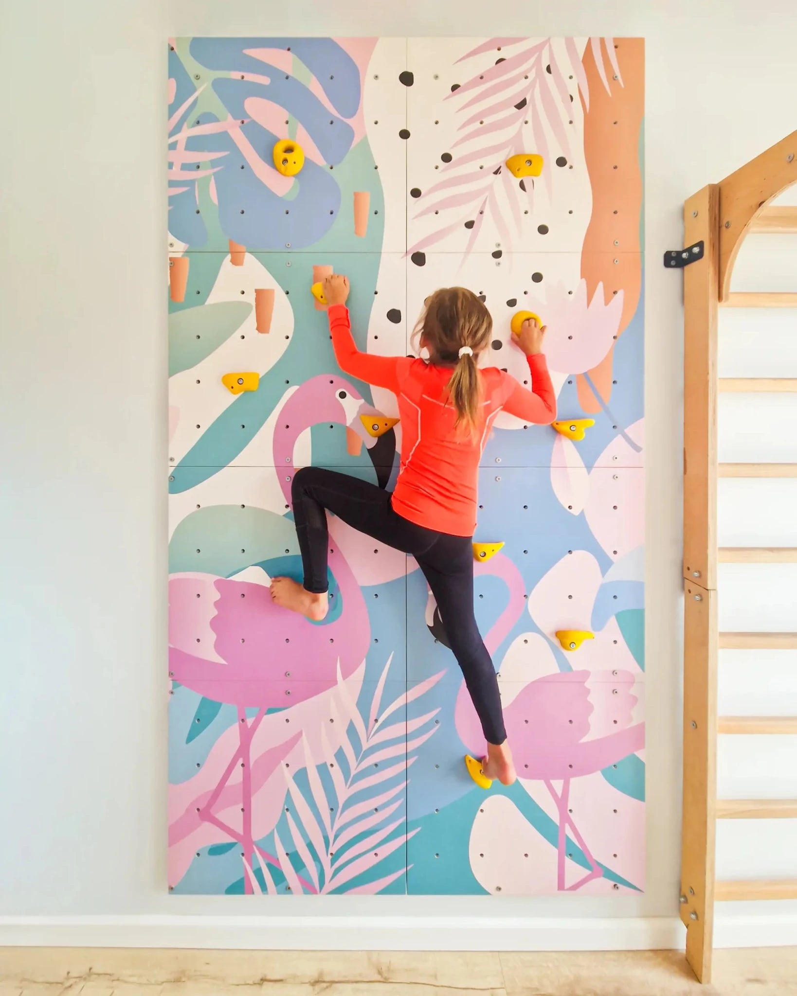 Climbing Wall Panels – Set of 3, 6 or 9 Durable, Interactive Sport Panels for Strength and Coordination - CleverWood