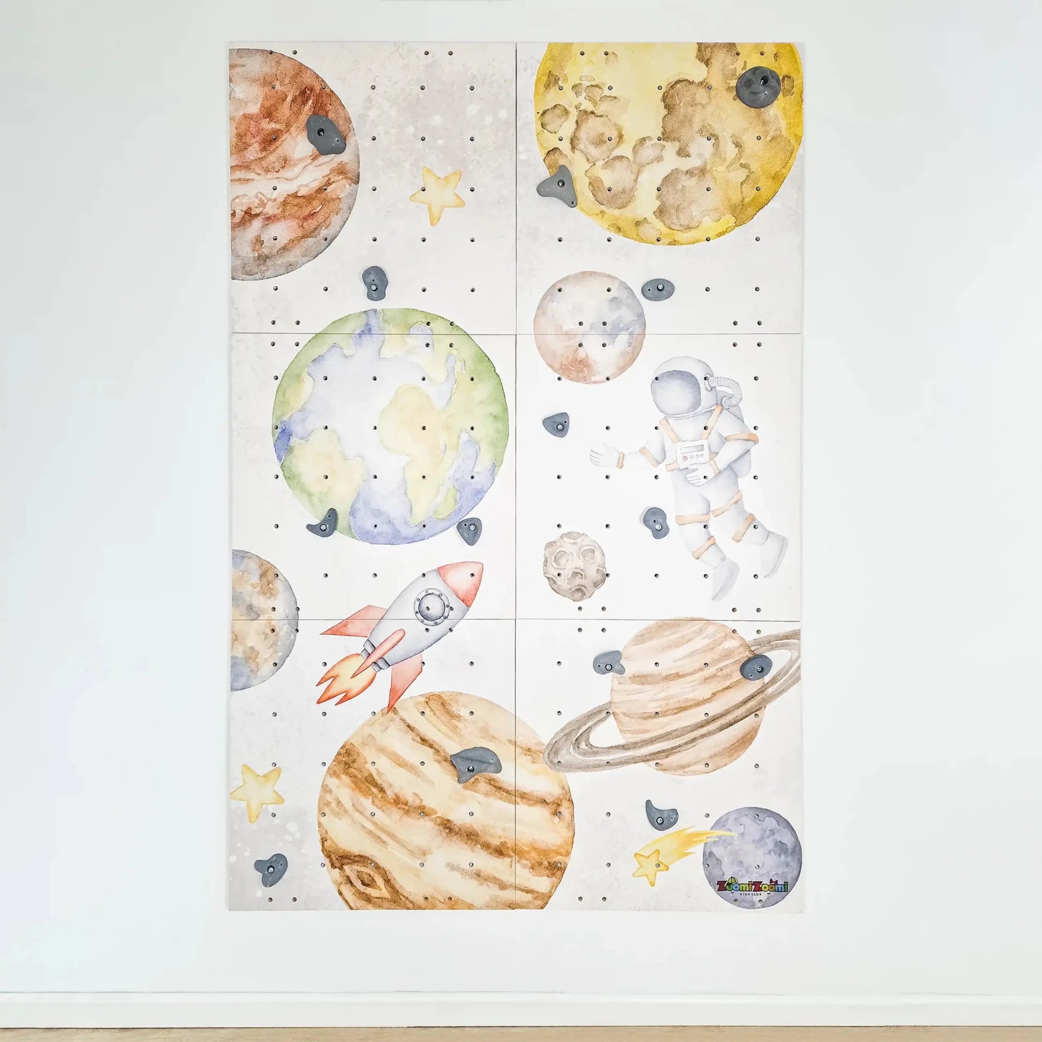 Climbing Wall Panels – Set of 3, 6 or 9 Durable, Interactive Sport Panels for Strength and Coordination - CleverWood